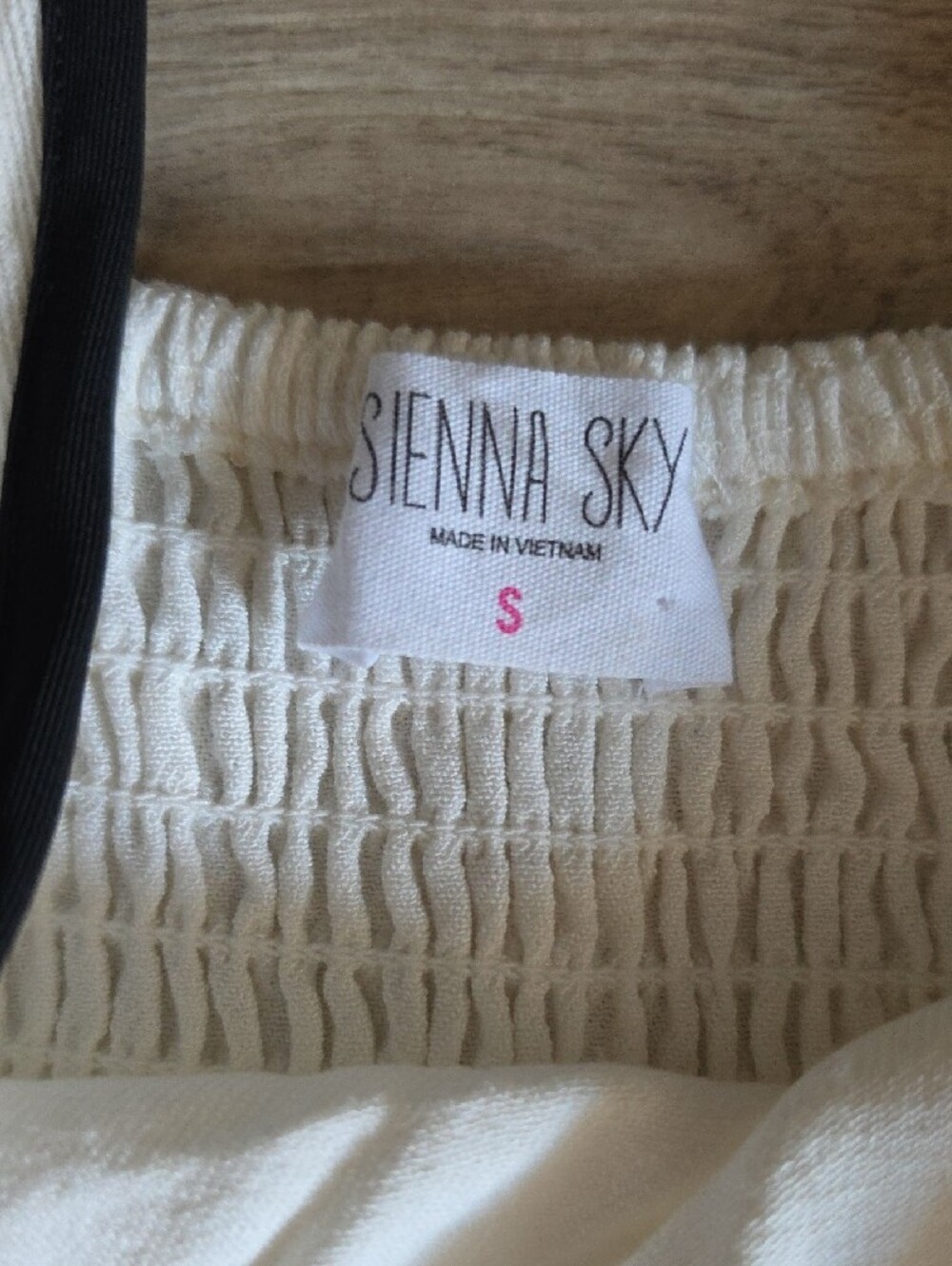 Sienna Sky Cream Tank & Short Sleep Set with Black Trim - Picture 3 of 11